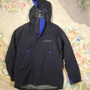 L.L. Bean Men's Black and Blue Jacket